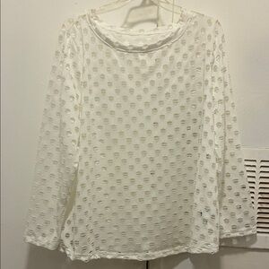 SHEIN BRAND NEW White CUTE TOP